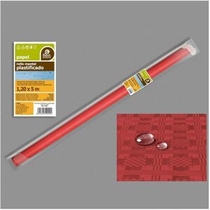 Tovagliato Laminato Rosso Bigbuy Home - 5x1,2 m Tovagliato Laminato Rosso Bigbuy Home - 5x1,2 m