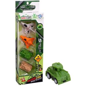 Bandabu Set 4 Militaire Voertuigen - Speelgoedset Bandabu Set 4 Militaire Voertuigen - Speelgoedset