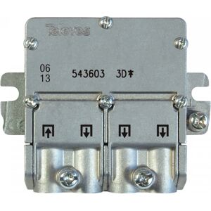 Splitter per cavo Televes 543603 Acciaio inossidabile - Frequenza 5-2400 MHz Splitter per cavo Televes 543603 Acciaio inossidabile - Frequenza 5-2400 MHz