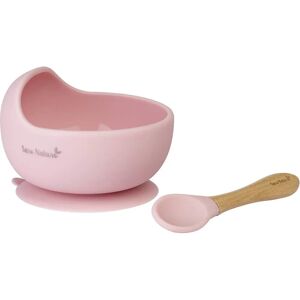 Set de Alimentación para Bebés Saro - Madera de Haya, Silicona, Seguro para Microondas Set de Alimentación para Bebés Saro - Madera de Haya, Silicona, Seguro para Microondas