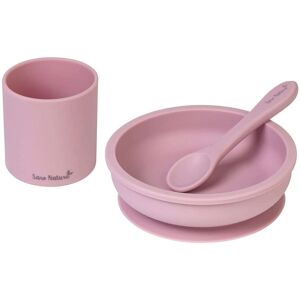 Set de Alimentación para Bebés Saro - Rosa, 3 Piezas Set de Alimentación para Bebés Saro - Rosa, 3 Piezas
