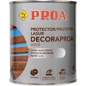 Proa Castaño 4L Protector de Madera Filtro UV Impermeable Rápido Secado Proa Castaño 4L Protector de Madera Filtro UV Impermeable Rápido Secado