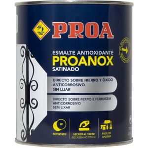 Émail satinée noire Proanox - 750 ml antióxido - Publicité Émail satinée noire Proanox - 750 ml antióxido - Publicité