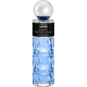 Saphir Parfums Perfect Man Eau de Parfum - Boisé, Frais, 200ml - Publicité Saphir Parfums Perfect Man Eau de Parfum - Boisé, Frais, 200ml - Publicité