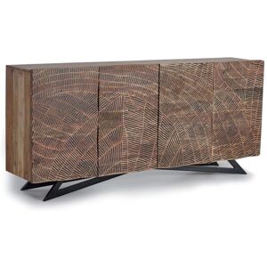 Giner y Colomer Akasiapöytäkaappi - 90x40x200 cm Giner y Colomer Akasiapöytäkaappi - 90x40x200 cm