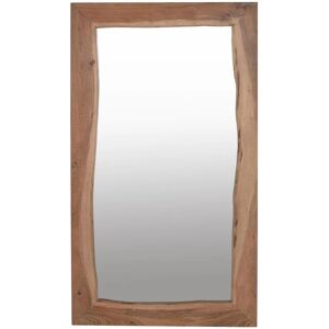 Miroir en Bois avec Cadre en Acacia Massif - Miroir - Publicité Miroir en Bois avec Cadre en Acacia Massif - Miroir - Publicité