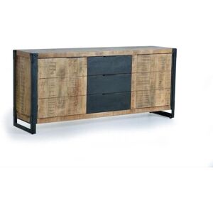 Giner y Colomer Credenza en Bois de Mango - Style Industriel - Publicité Giner y Colomer Credenza en Bois de Mango - Style Industriel - Publicité