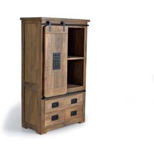 Bibliothèque en Bois de Mango Giner y Colomer - Fini Naturel - Publicité Bibliothèque en Bois de Mango Giner y Colomer - Fini Naturel - Publicité