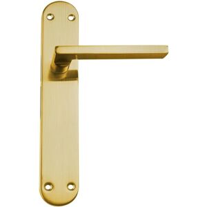 Poignée droite en zamak Handlock avec plaque large - Poignée de porte - Publicité Poignée droite en zamak Handlock avec plaque large - Poignée de porte - Publicité