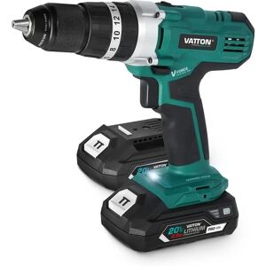 Perceuse frappante Vatton 20V - Perforateur, Tournevis, Visseuse - Publicité Perceuse frappante Vatton 20V - Perforateur, Tournevis, Visseuse - Publicité