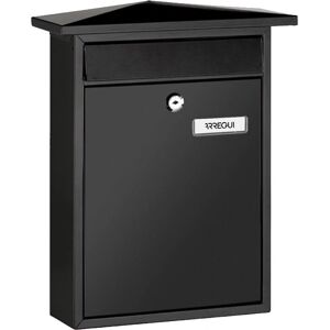 Arregui Black Steel Mailbox Post E-5714 - Mailbox Arregui Black Steel Mailbox Post E-5714 - Mailbox