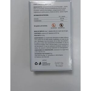 Fepa Cúrcuma Liposomal - Apoyo Sistema Nervioso - 20 Cápsulas Fepa Cúrcuma Liposomal - Apoyo Sistema Nervioso - 20 Cápsulas