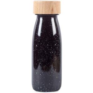 Bouteille sensorielle noire Float de Petit Boum - 14x4cm - Publicité Bouteille sensorielle noire Float de Petit Boum - 14x4cm - Publicité
