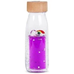 Petite Boum Bouteille Sensorielle Move - Arc-en-ciel Licorne, Liquide Flottant, 3+ - Publicité Petite Boum Bouteille Sensorielle Move - Arc-en-ciel Licorne, Liquide Flottant, 3+ - Publicité
