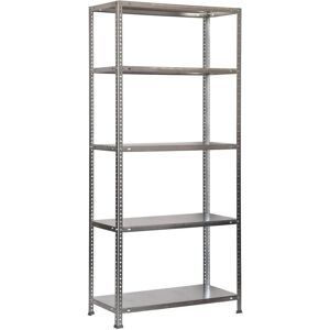 Étagère robuste SimonRack - 180x90x50cm Galvanisée - 5 Niveaux - Publicité Étagère robuste SimonRack - 180x90x50cm Galvanisée - 5 Niveaux - Publicité