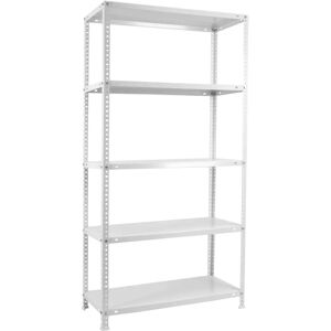 Simonrack Wit Zwaarstalen Plankenrek - 5 Planken - 180x80x30 cm Simonrack Wit Zwaarstalen Plankenrek - 5 Planken - 180x80x30 cm