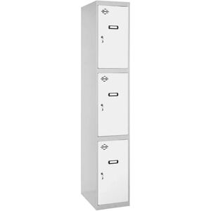 Simonrack Armoire métallique initiale 3 portes gris/blanc - Publicité Simonrack Armoire métallique initiale 3 portes gris/blanc - Publicité