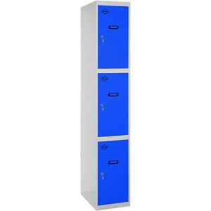 Casier métallique Simon 3 portes - Locker - Publicité Casier métallique Simon 3 portes - Locker - Publicité