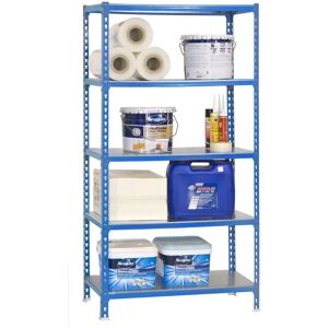 Estantería metálica SimonRack 5 niveles Azul Galva Estantería metálica SimonRack 5 niveles Azul Galva