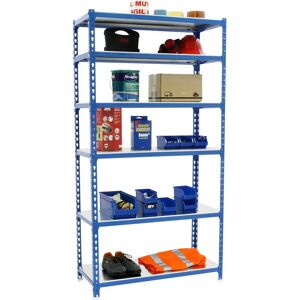 Scaffale in acciaio SimonRack - 6 ripiani regolabili - 2500x1200x400 mm Scaffale in acciaio SimonRack - 6 ripiani regolabili - 2500x1200x400 mm