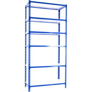 SimonRack Schwerlastregal - Blau/Weiß - 2500x1200x500 mm SimonRack Schwerlastregal - Blau/Weiß - 2500x1200x500 mm