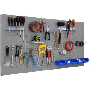 Simonrack - Panneau outils mural - 1500x600 - Gris - Publicité Simonrack - Panneau outils mural - 1500x600 - Gris - Publicité