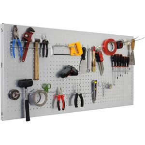 Panneau à outils mural SimonRack - Galvanisé, 1500x600mm - Publicité Panneau à outils mural SimonRack - Galvanisé, 1500x600mm - Publicité