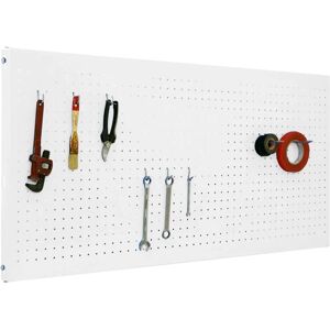 Panneau à outils mural Simonrack - 1500x600mm Blanc - 8 Crochets - Publicité Panneau à outils mural Simonrack - 1500x600mm Blanc - 8 Crochets - Publicité