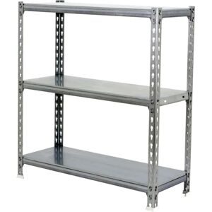 SimonRack Étagère métallique 3 niveaux - 180kg capacité - Publicité SimonRack Étagère métallique 3 niveaux - 180kg capacité - Publicité