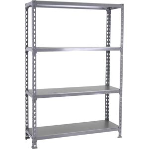 Étagère métallique Simon Rack - 4 étagères - Gris/gris - 1500x1100x500mm - Publicité Étagère métallique Simon Rack - 4 étagères - Gris/gris - 1500x1100x500mm - Publicité