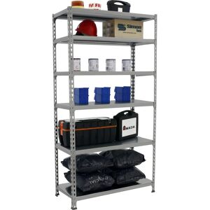 SimonRack - Estantería metálica - 6/400 Gris - Almacenamiento en Casa SimonRack - Estantería metálica - 6/400 Gris - Almacenamiento en Casa