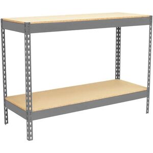 Simon Rack Modelo 901245-2 Mesa de trabajo gris/madera - Mesa de trabajo Simon Rack Modelo 901245-2 Mesa de trabajo gris/madera - Mesa de trabajo