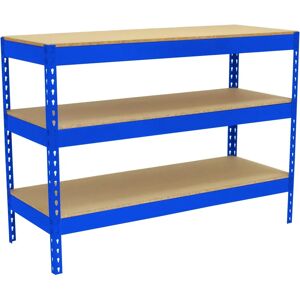 Tavolo da lavoro metallico Simon Rack - 3 ripiani 900x1800x450mm Tavolo da lavoro metallico Simon Rack - 3 ripiani 900x1800x450mm