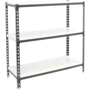 Étagère métallique SimonRack Mini 3/500 - 1000x800x500 - Anthracite/Blanc - Publicité Étagère métallique SimonRack Mini 3/500 - 1000x800x500 - Anthracite/Blanc - Publicité