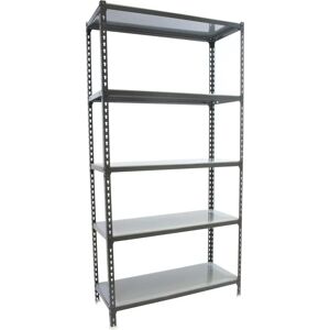 Étagère Lourde Simonrack - 5 Niveaux - Anthracite/Gris / Argent - Rayonnage de Stockage - Publicité Étagère Lourde Simonrack - 5 Niveaux - Anthracite/Gris / Argent - Rayonnage de Stockage - Publicité