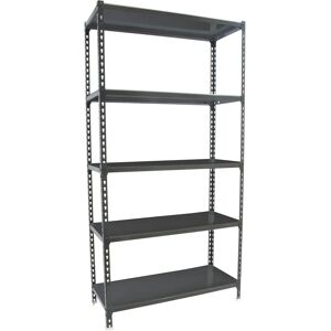 Simonrack Étagère Lourde - 5 Niveaux - Anthracite/Argent - 120x40x200 cm - Publicité Simonrack Étagère Lourde - 5 Niveaux - Anthracite/Argent - 120x40x200 cm - Publicité