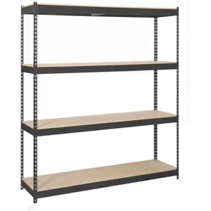Simonrack Schwerlastregal - 4 Fachböden, 1600kg Tragkraft - Anthrazit - Stauraumregal Simonrack Schwerlastregal - 4 Fachböden, 1600kg Tragkraft - Anthrazit - Stauraumregal