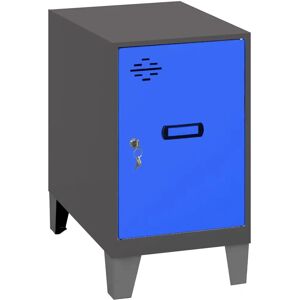 Coffre de rangement Simonrack - Anthracite/Blue - 30x50x57.5 cm - Publicité Coffre de rangement Simonrack - Anthracite/Blue - 30x50x57.5 cm - Publicité