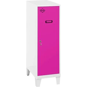 Simonrack Mini Metallspind mit Pink/Weiß Regal - Spind Simonrack Mini Metallspind mit Pink/Weiß Regal - Spind