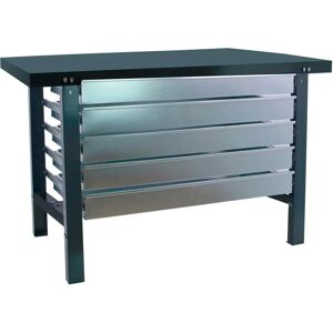 Banco de trabajo Simon Rack BT6L - Metal 5 Cajones - 1500x735mm Banco de trabajo Simon Rack BT6L - Metal 5 Cajones - 1500x735mm