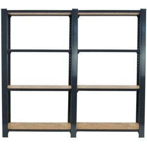 Simonrack Schwerlastregal - 4 Fachböden - Anthrazit - 160cm x 30cm x 150cm Simonrack Schwerlastregal - 4 Fachböden - Anthrazit - 160cm x 30cm x 150cm