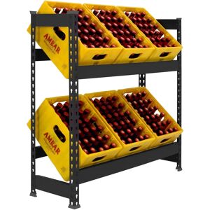 Simonrack SIMONBOTTLE 2 anthrazit - Getränkekistenregal Simonrack SIMONBOTTLE 2 anthrazit - Getränkekistenregal