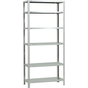 Étagère en Acier Simon Rack - 6 Niveau - Blanc - Sécurité Certifiée - Publicité Étagère en Acier Simon Rack - 6 Niveau - Blanc - Sécurité Certifiée - Publicité