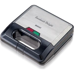 Sogo SAN-SS-1866 - Preto, Aço inoxidável - Sanduicheira Sogo SAN-SS-1866 - Preto, Aço inoxidável - Sanduicheira