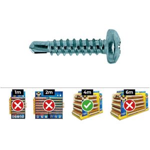Vite autofilettante CELO 5,5x25mm Zincata - Confezione da 250 Vite autofilettante CELO 5,5x25mm Zincata - Confezione da 250