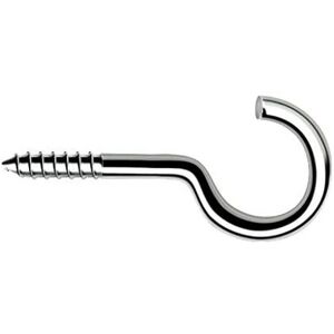 Vis de Crochet Zingués Celo 2,7mm 40mm - Hook Screws - Publicité Vis de Crochet Zingués Celo 2,7mm 40mm - Hook Screws - Publicité