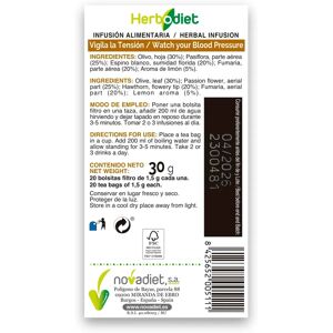 Novadiet Herbodiet Vigila Tension - Herbal Tea Novadiet Herbodiet Vigila Tension - Herbal Tea