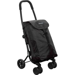 Chariot de course pliable Playmarket - 24917 - Noir - Publicité Chariot de course pliable Playmarket - 24917 - Noir - Publicité