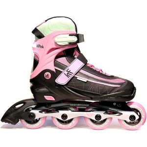 KRF Vipink Pattini in linea regolabili - Fitness Esterno - Rosa KRF Vipink Pattini in linea regolabili - Fitness Esterno - Rosa