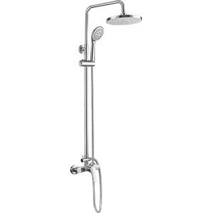 Columna de ducha EDM completa - Mezclador, cabeza de ducha, manguera - Cromo Columna de ducha EDM completa - Mezclador, cabeza de ducha, manguera - Cromo